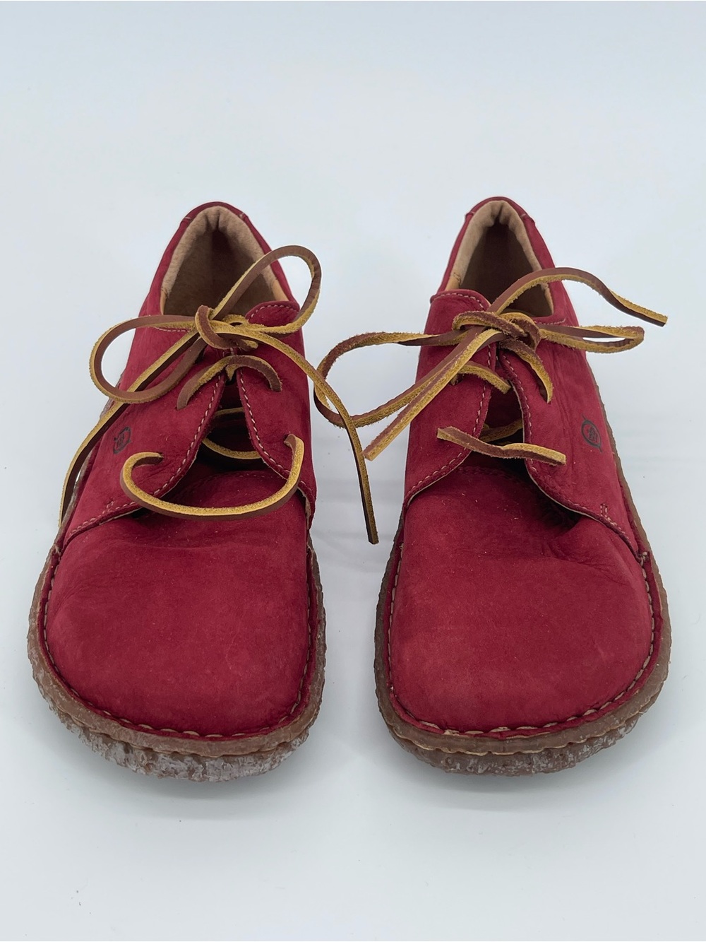 Born Red Leather Lace Up Nuala Oxford - Picture 2 of 11